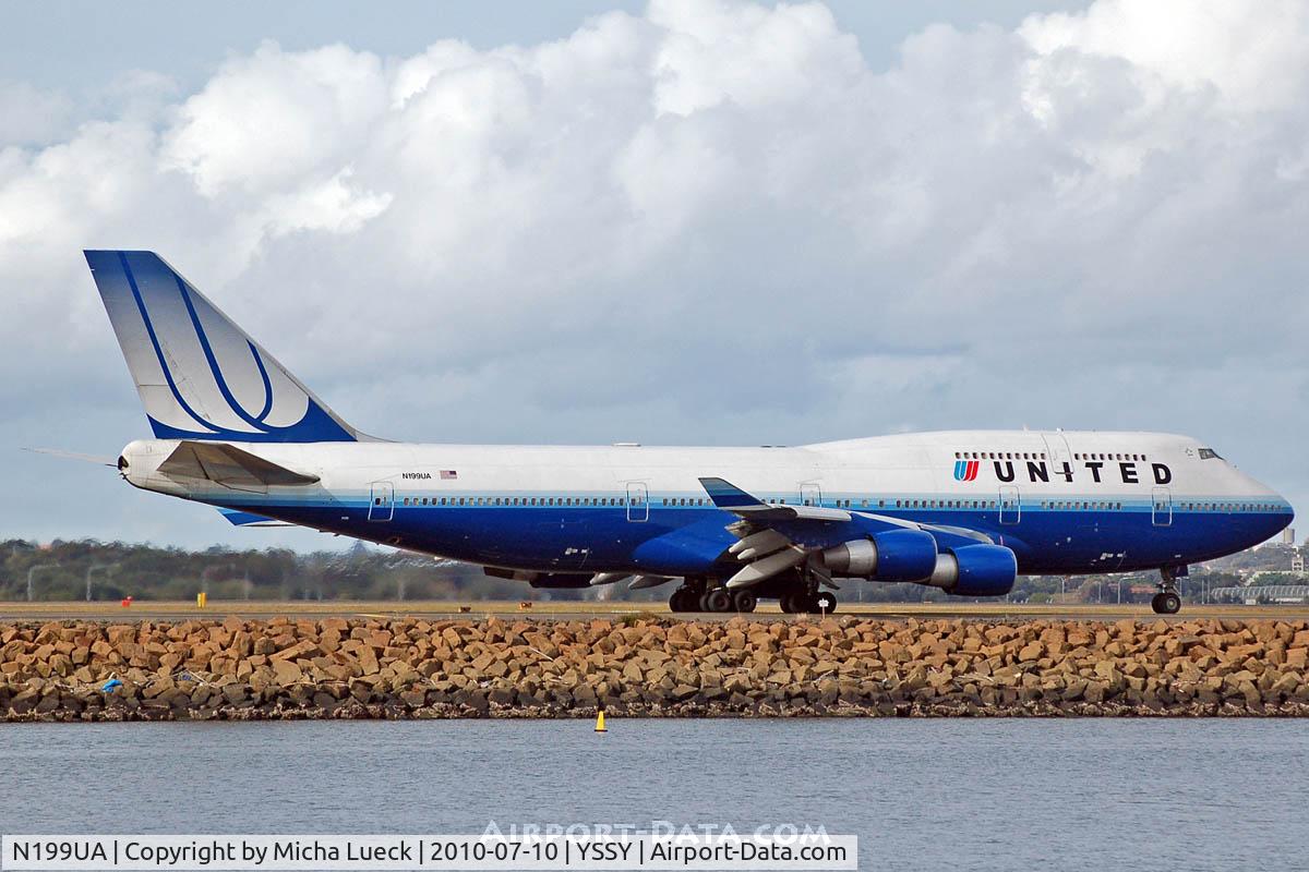 N199UA, 1997 Boeing 747-422 C/N 28717, At Sydney