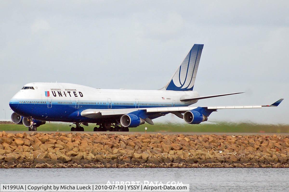 N199UA, 1997 Boeing 747-422 C/N 28717, At Sydney