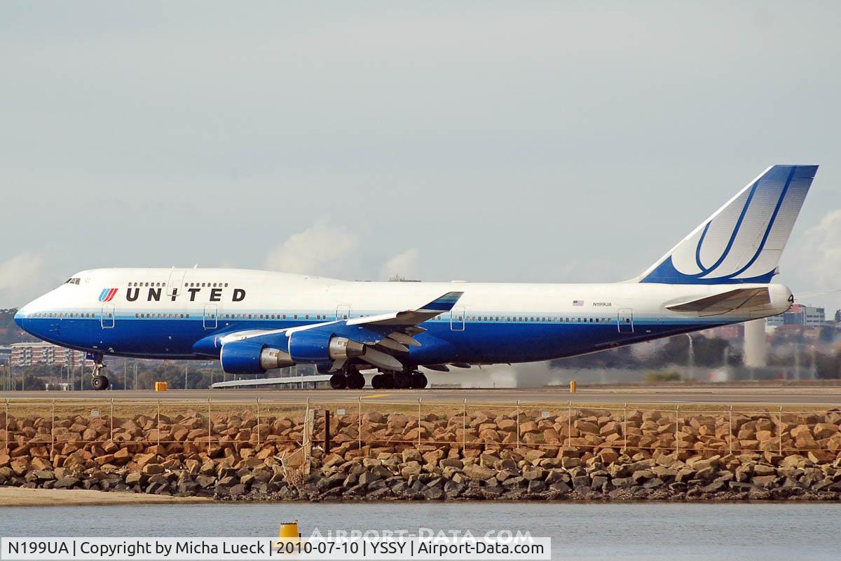 N199UA, 1997 Boeing 747-422 C/N 28717, At Sydney