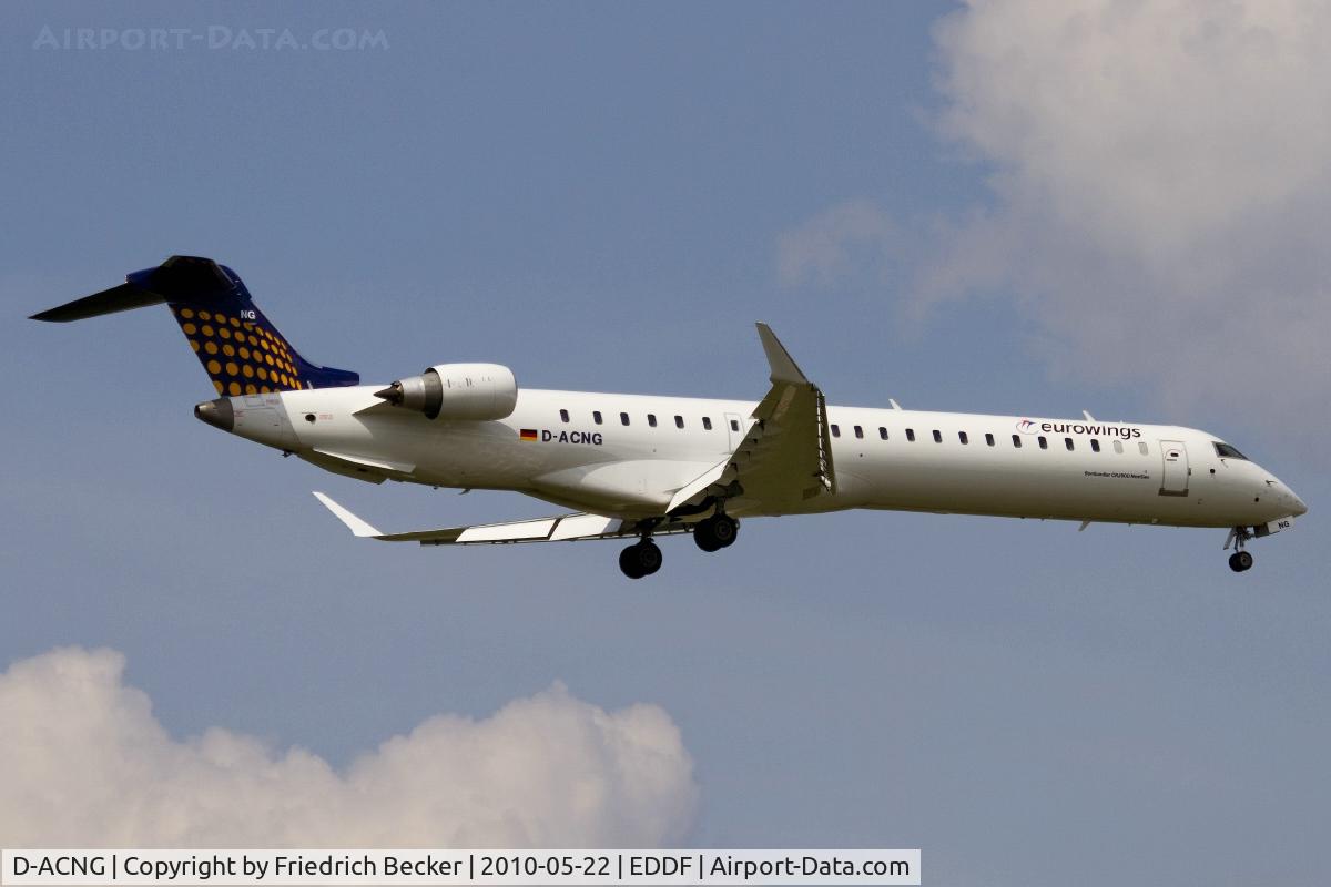 D-ACNG, 2009 Bombardier CRJ-900LR (CL-600-2D24) C/N 15245, on final RW07R