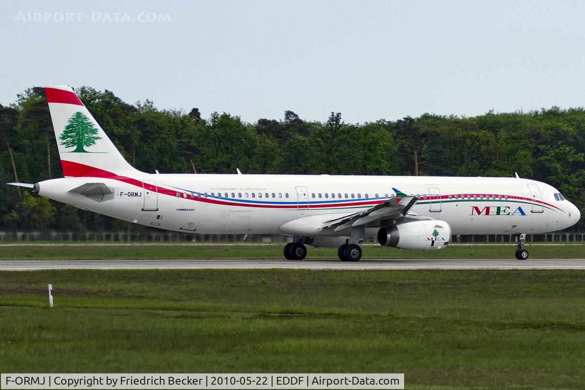 F-ORMJ, 2003 Airbus A321-231 C/N 2055, departing via RW18W