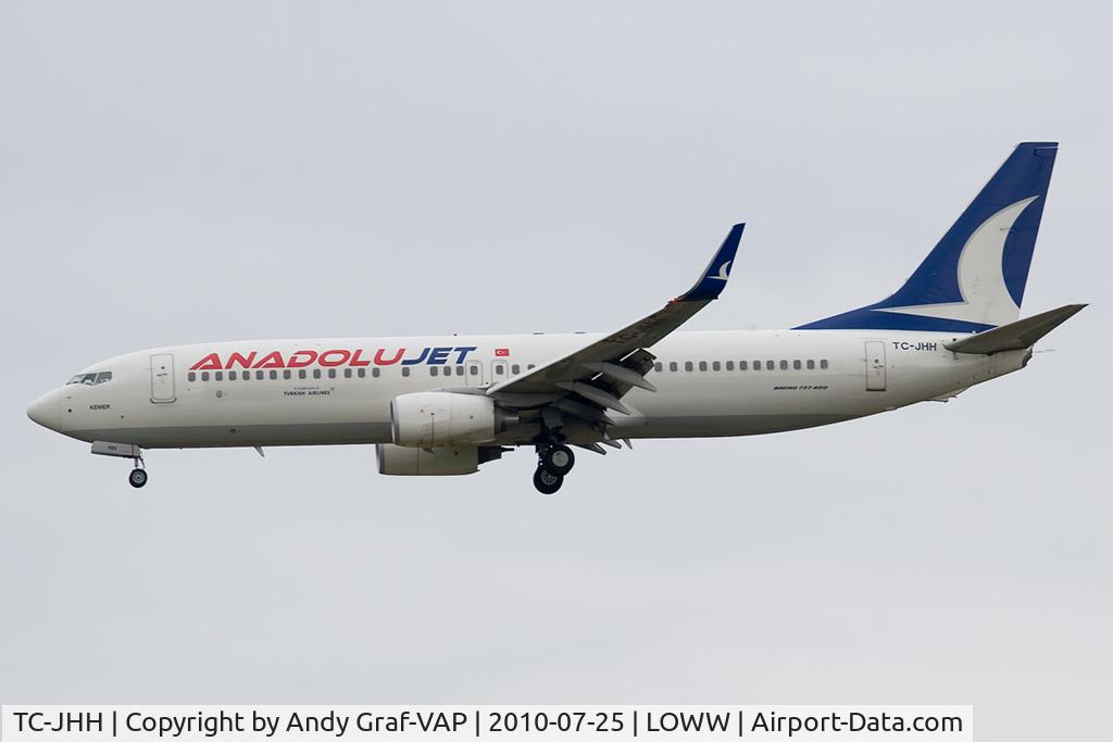TC-JHH, 2008 Boeing 737-8GJ C/N 34959, Andulujet 737-800