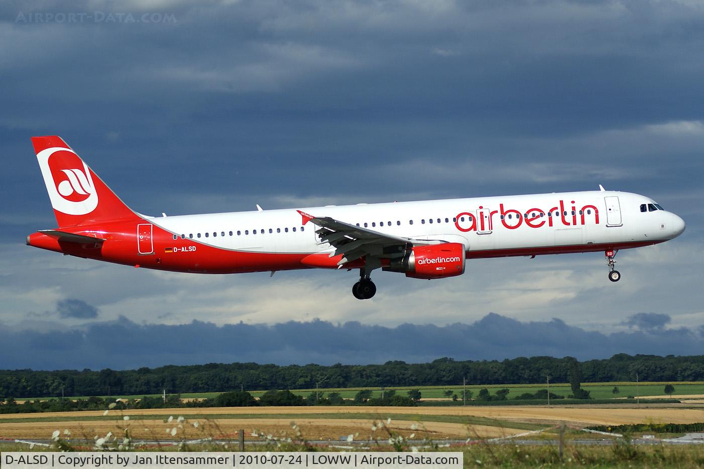D-ALSD, 2001 Airbus A321-211 C/N 1607, Air Berlin A321