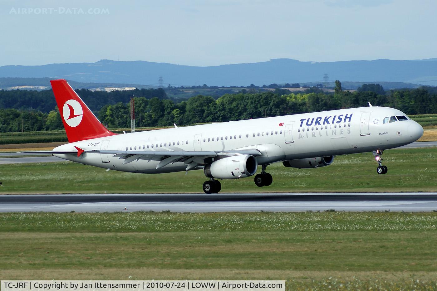 TC-JRF, 2007 Airbus A321-231 C/N 3207, Turkish Airlines