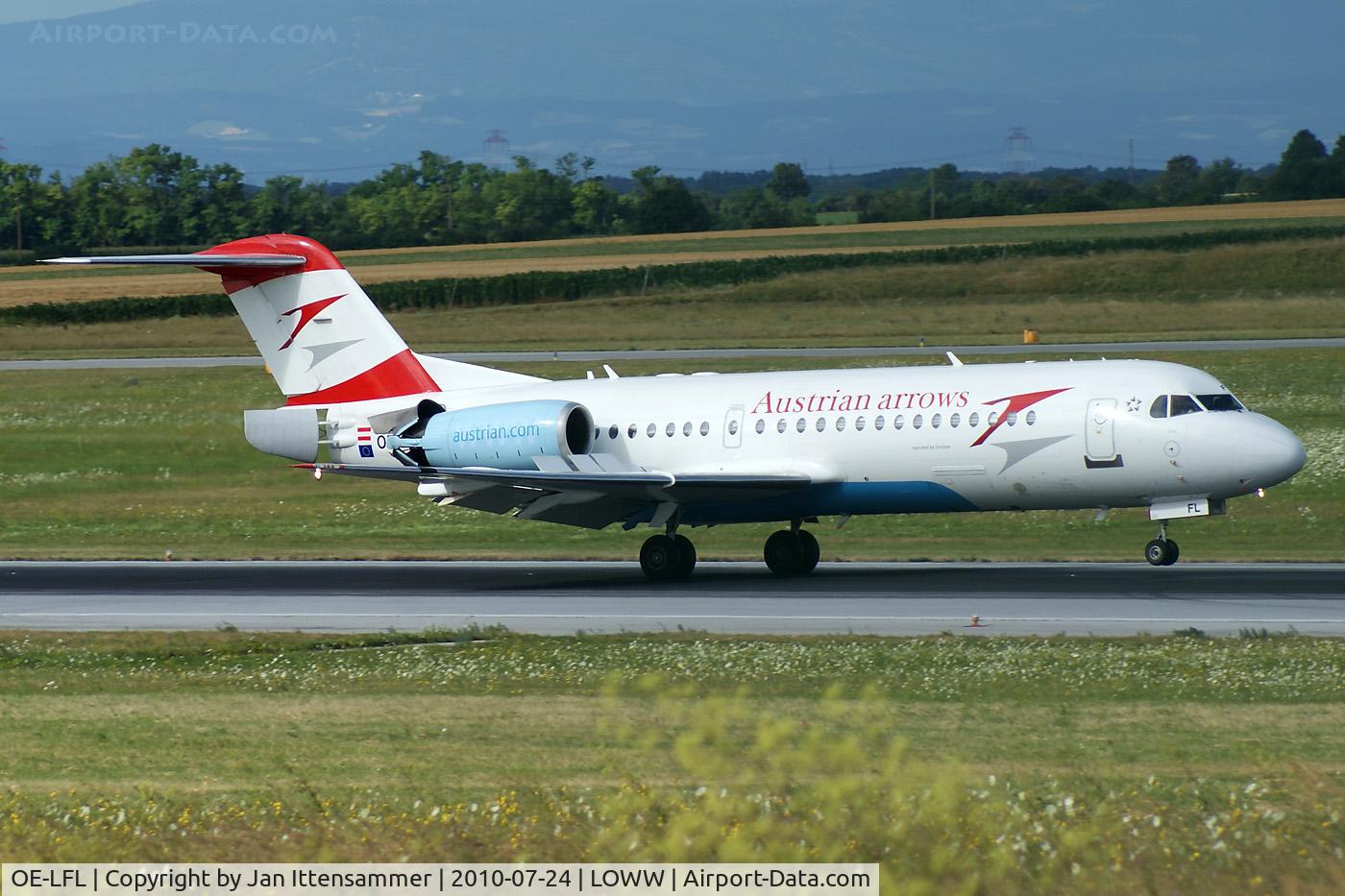 OE-LFL, 1995 Fokker 70 (F-28-0070) C/N 11573, Fokker 100 Austrian Airlines
