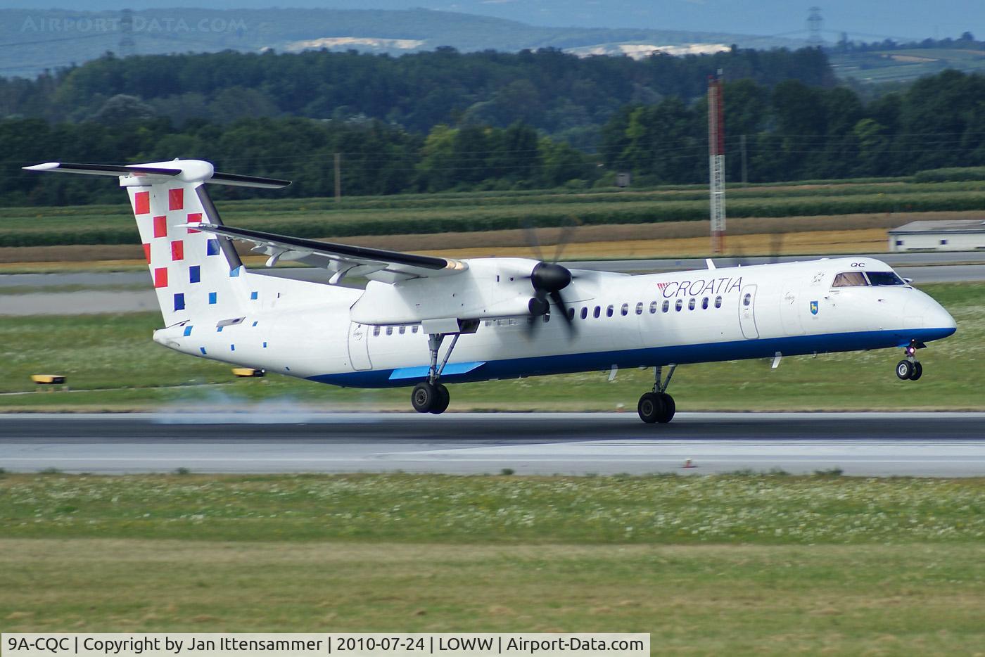 9A-CQC, 2009 De Havilland Canada DHC-8-402Q Dash 8 C/N 4258, Croatia Airlines