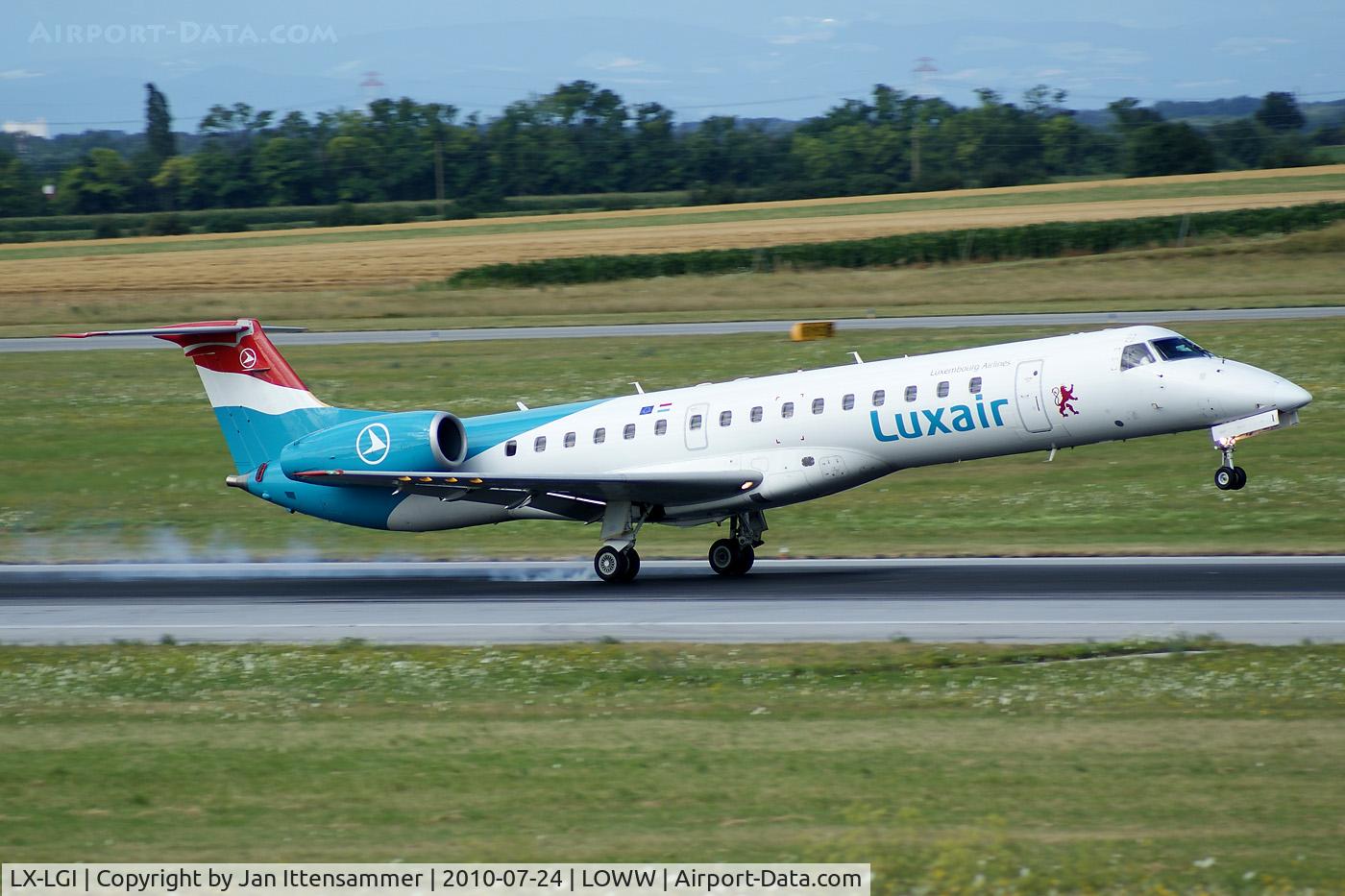 LX-LGI, 2000 Embraer EMB-145LU (ERJ-145LU) C/N 145369, LuxAir