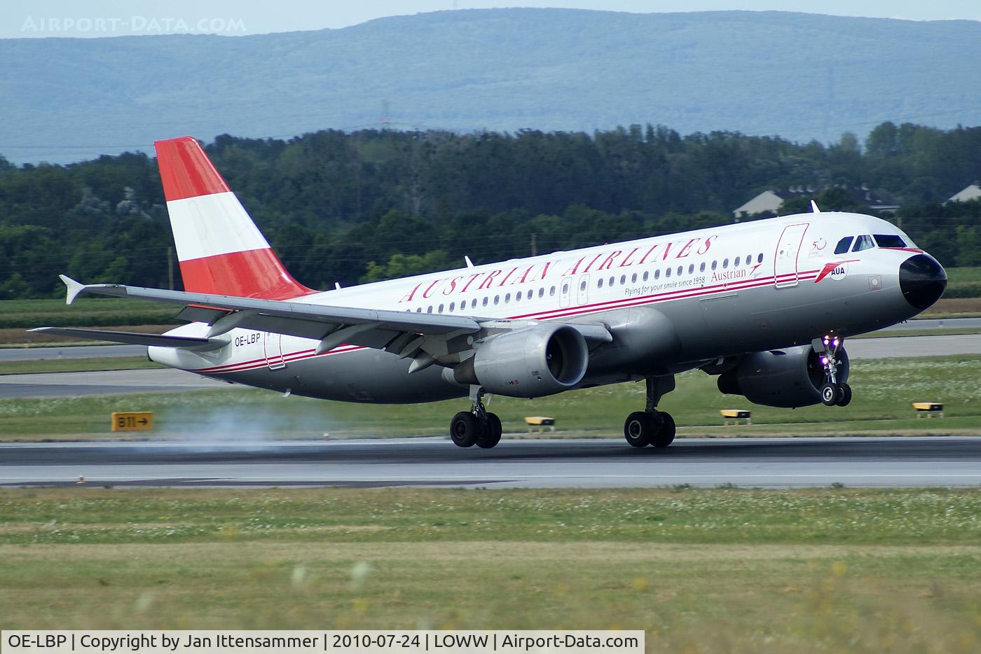 OE-LBP, 1998 Airbus A320-214 C/N 797, Austrian Airlines