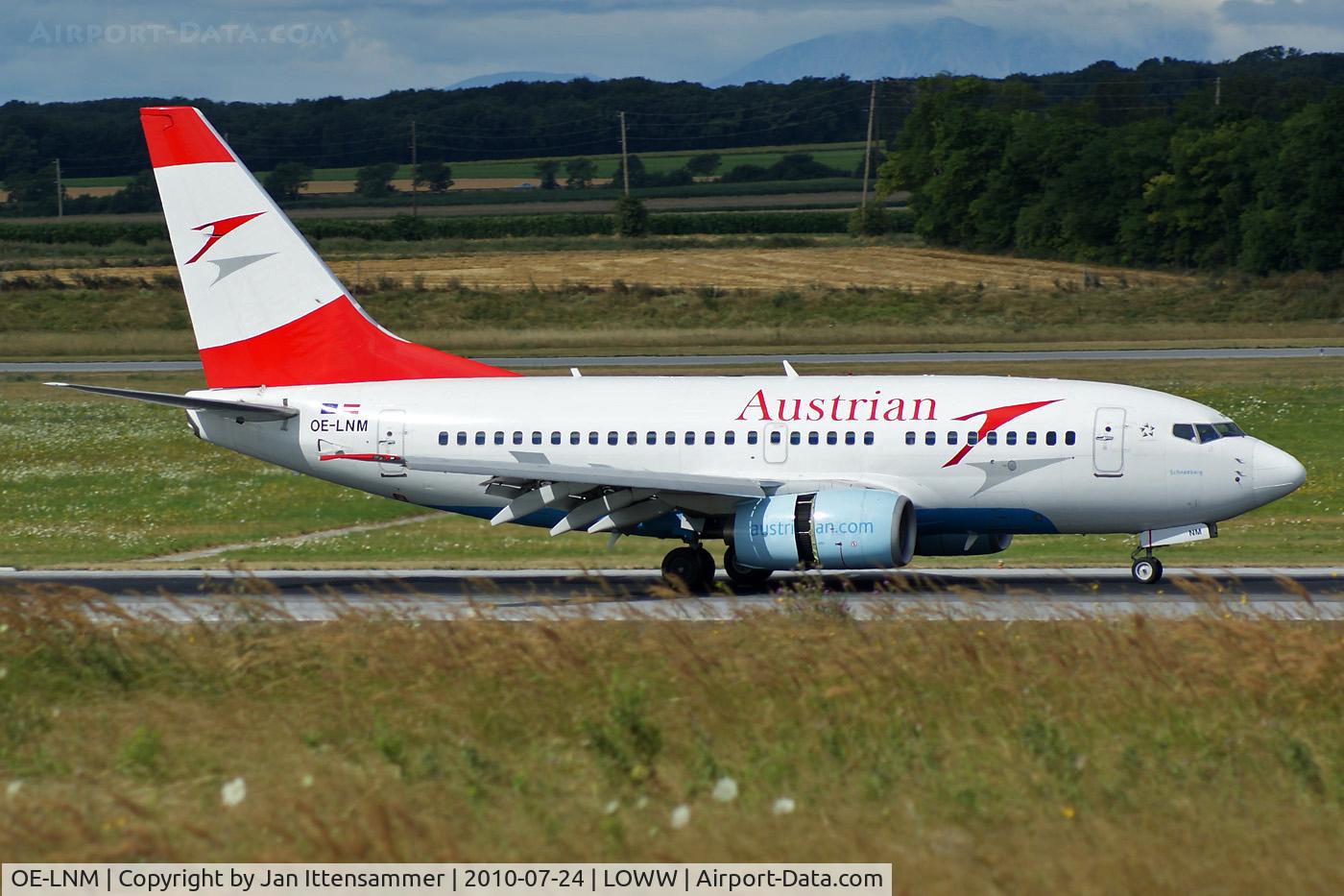 OE-LNM, 2000 Boeing 737-6Z9 C/N 30138, Austrian Airlines