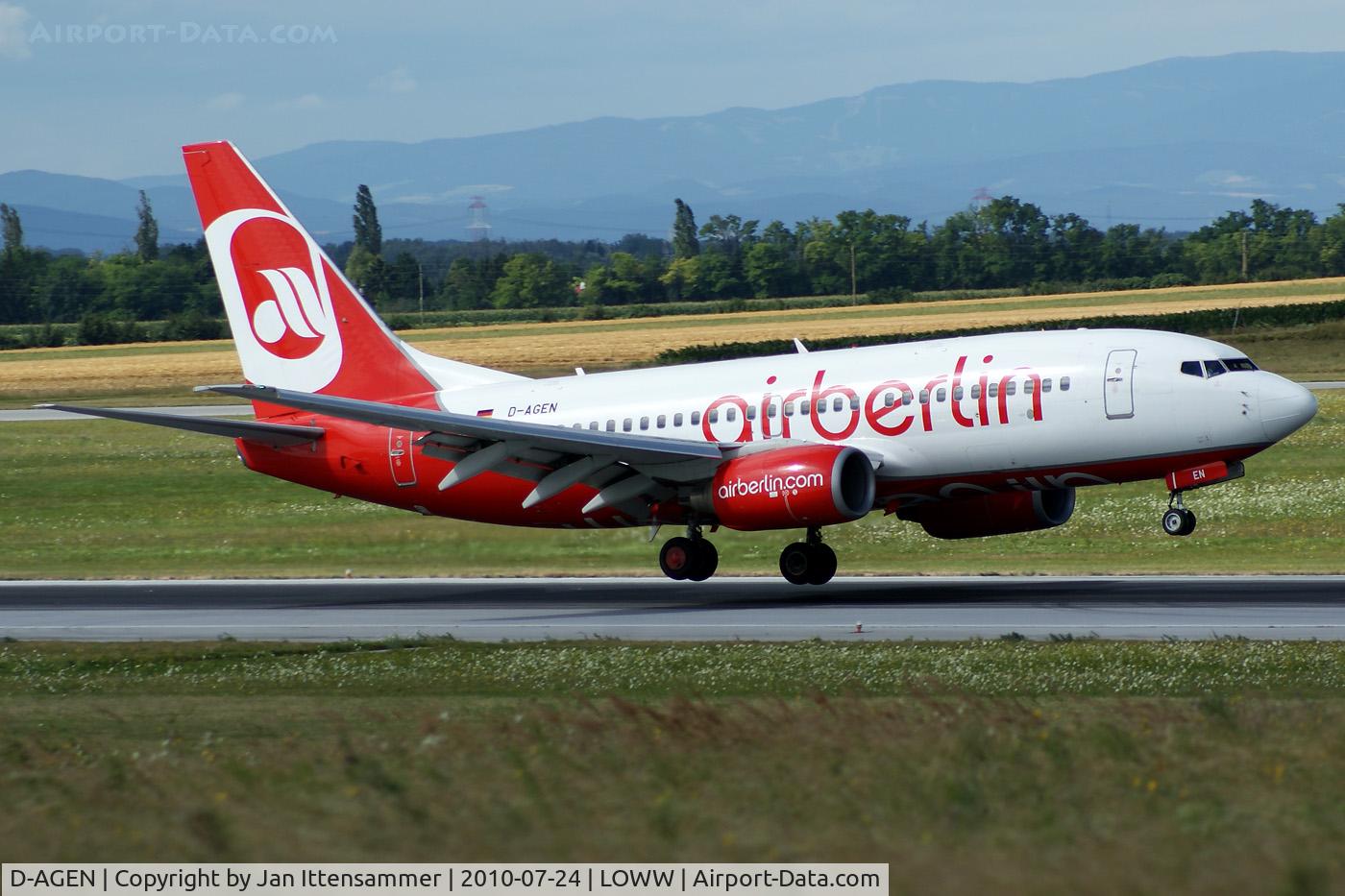 D-AGEN, 1998 Boeing 737-75B C/N 28100, Air Berlin