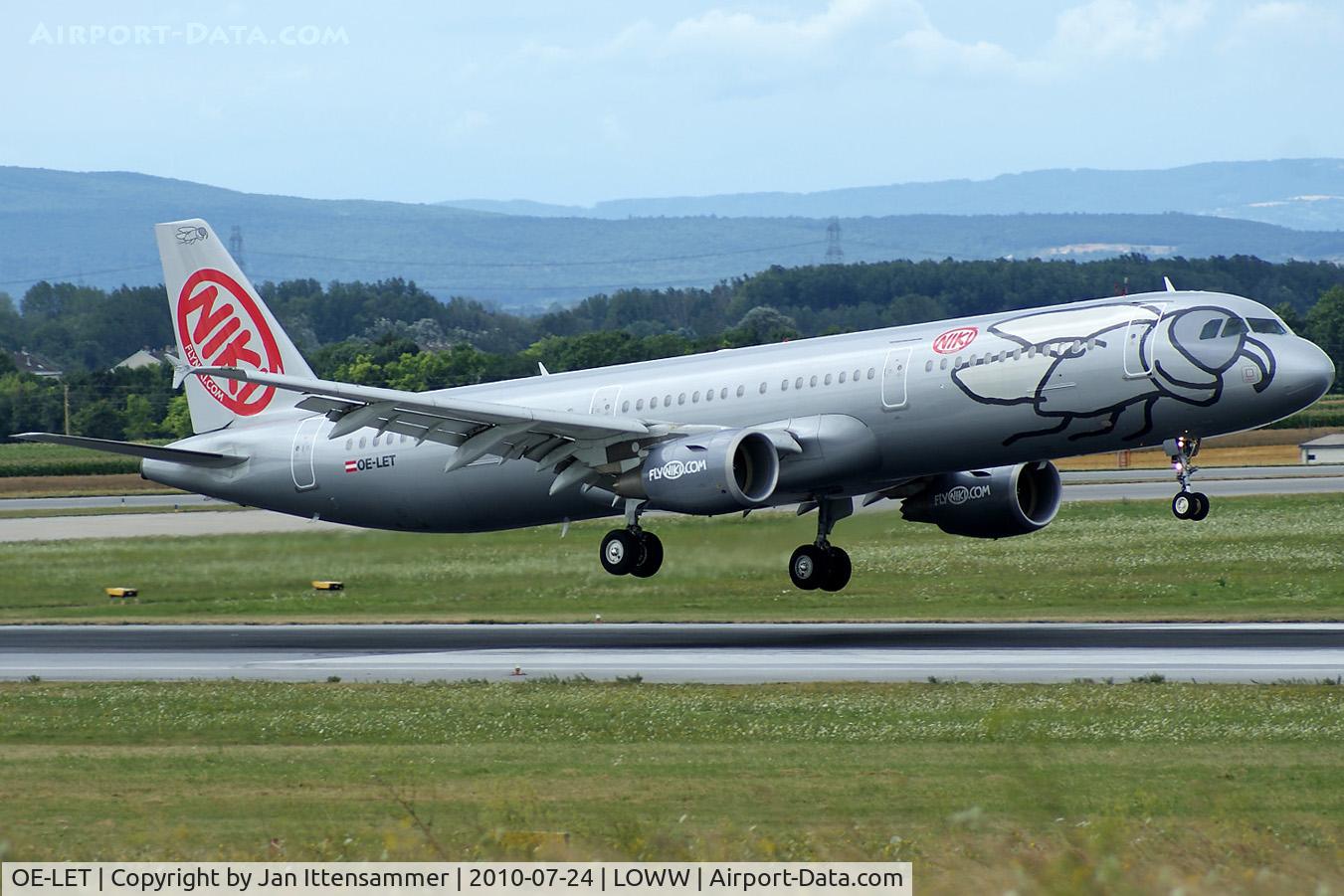 OE-LET, 2009 Airbus A321-211 C/N 3830, Niki