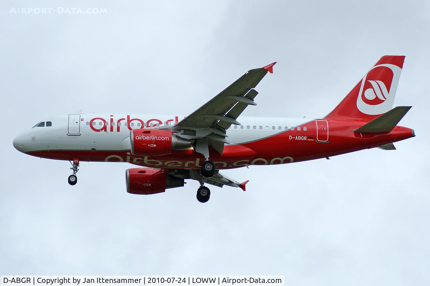 D-ABGR, 2008 Airbus A319-112 C/N 3704, Air Berlin