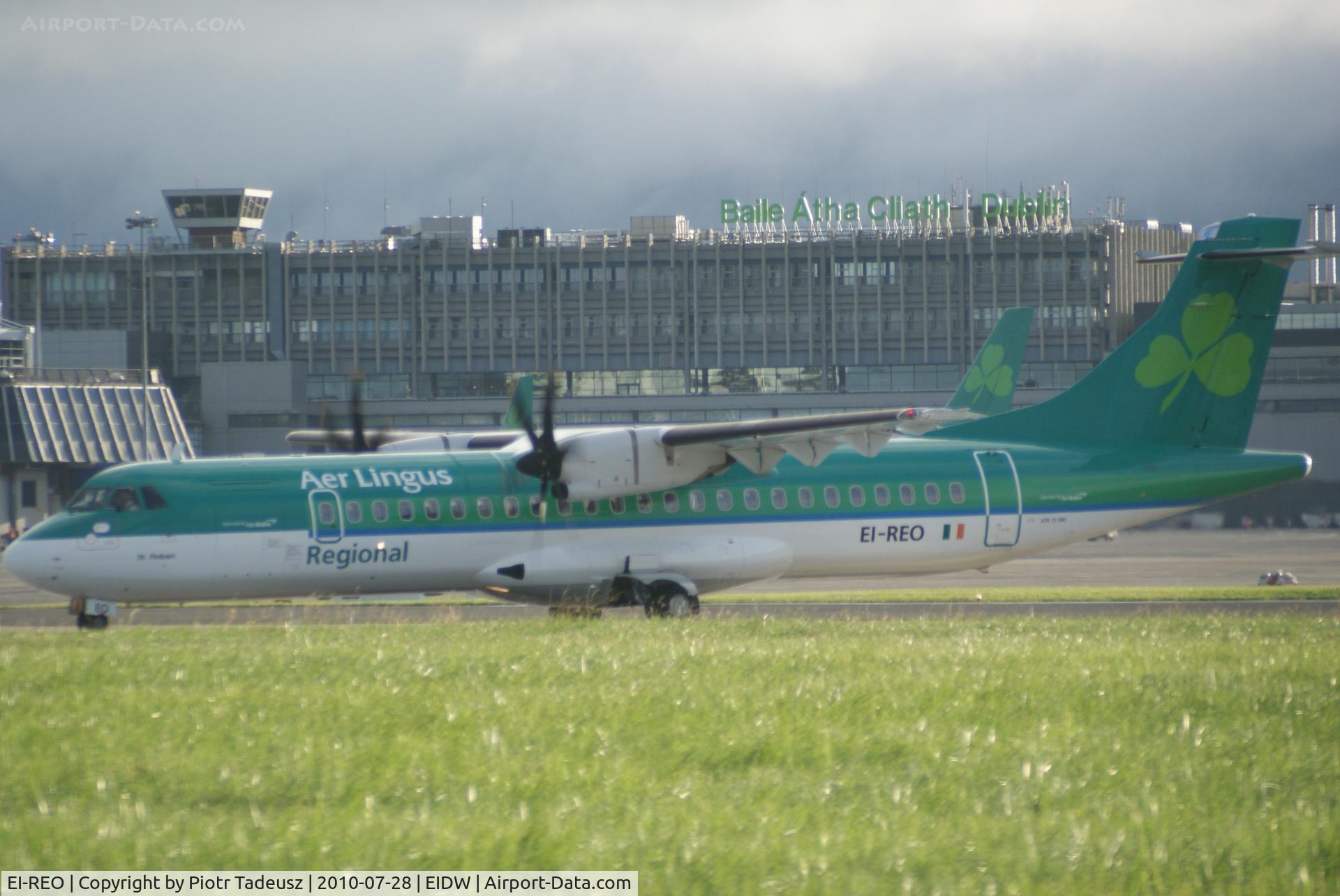 EI-REO, 2008 ATR 72-212A C/N 787, Dublin