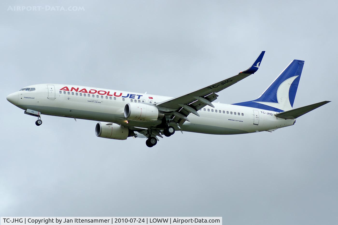 TC-JHG, 2008 Boeing 737-8GJ C/N 34958, Anadolujet B737-8GJ