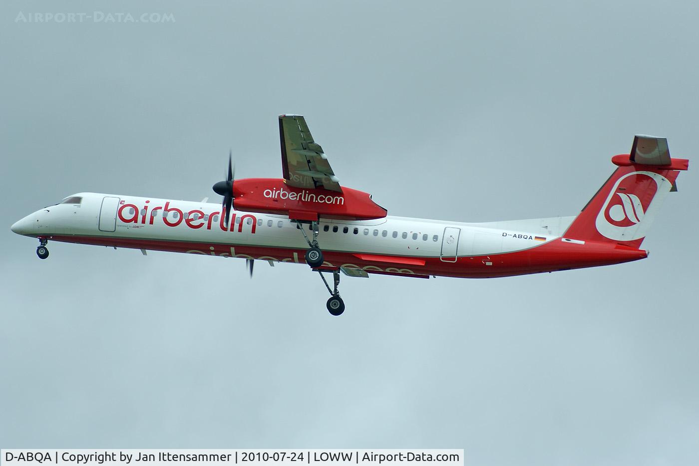 D-ABQJ, 2009 De Havilland Canada DHC-8-402Q Dash 8 C/N 4274, Air Berlin