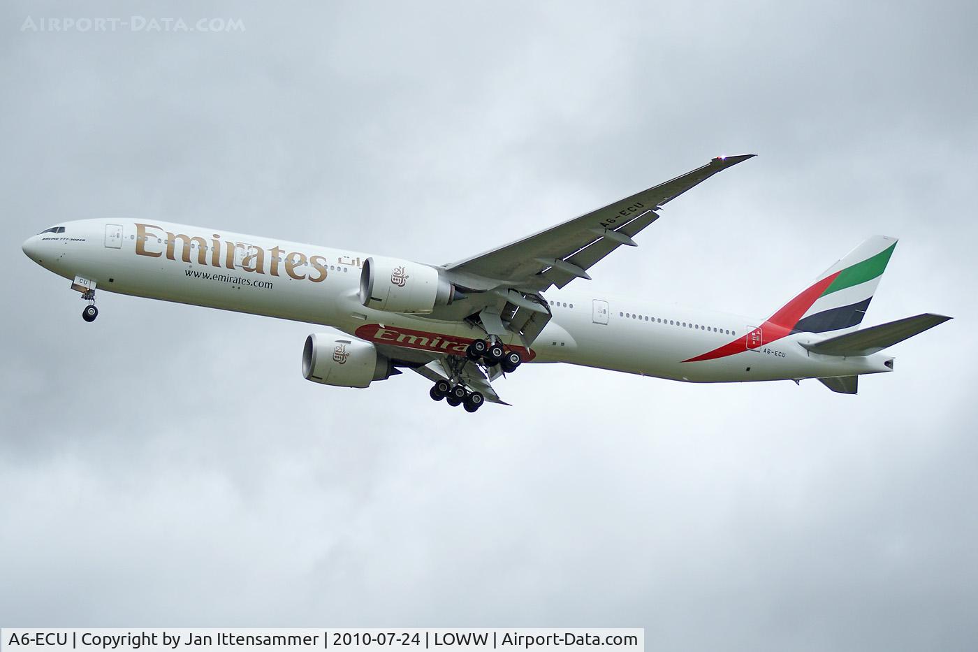 A6-ECU, 2009 Boeing 777-31H/ER C/N 35593, Emirates Airlines