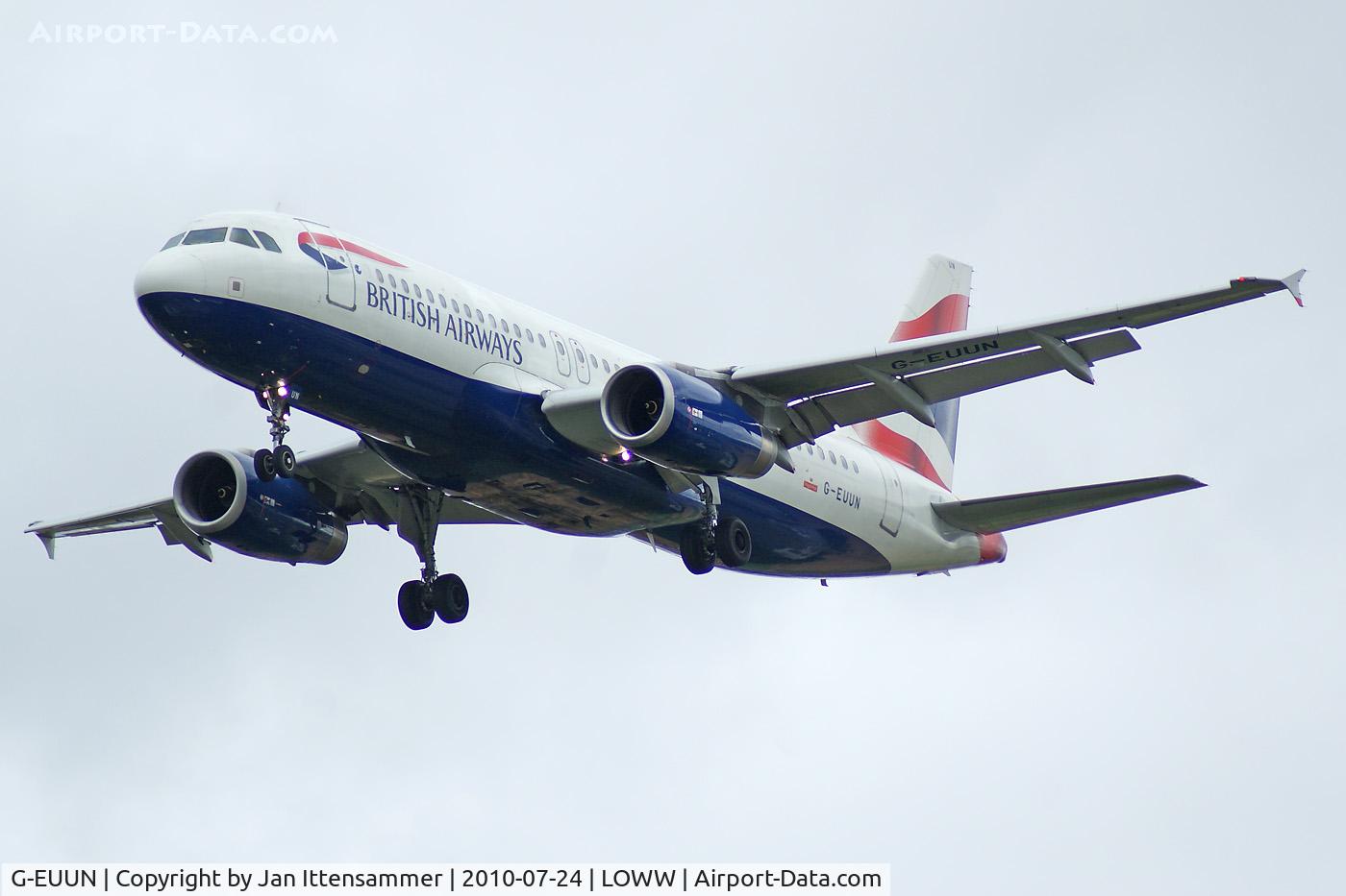 G-EUUN, 2003 Airbus A320-232 C/N 1910, British Airways