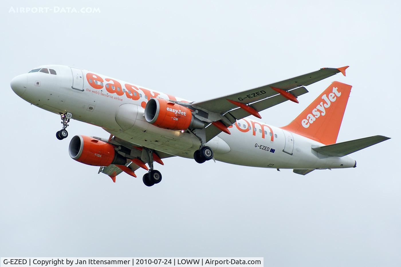 G-EZED, 2004 Airbus A319-111 C/N 2170, EasyJet