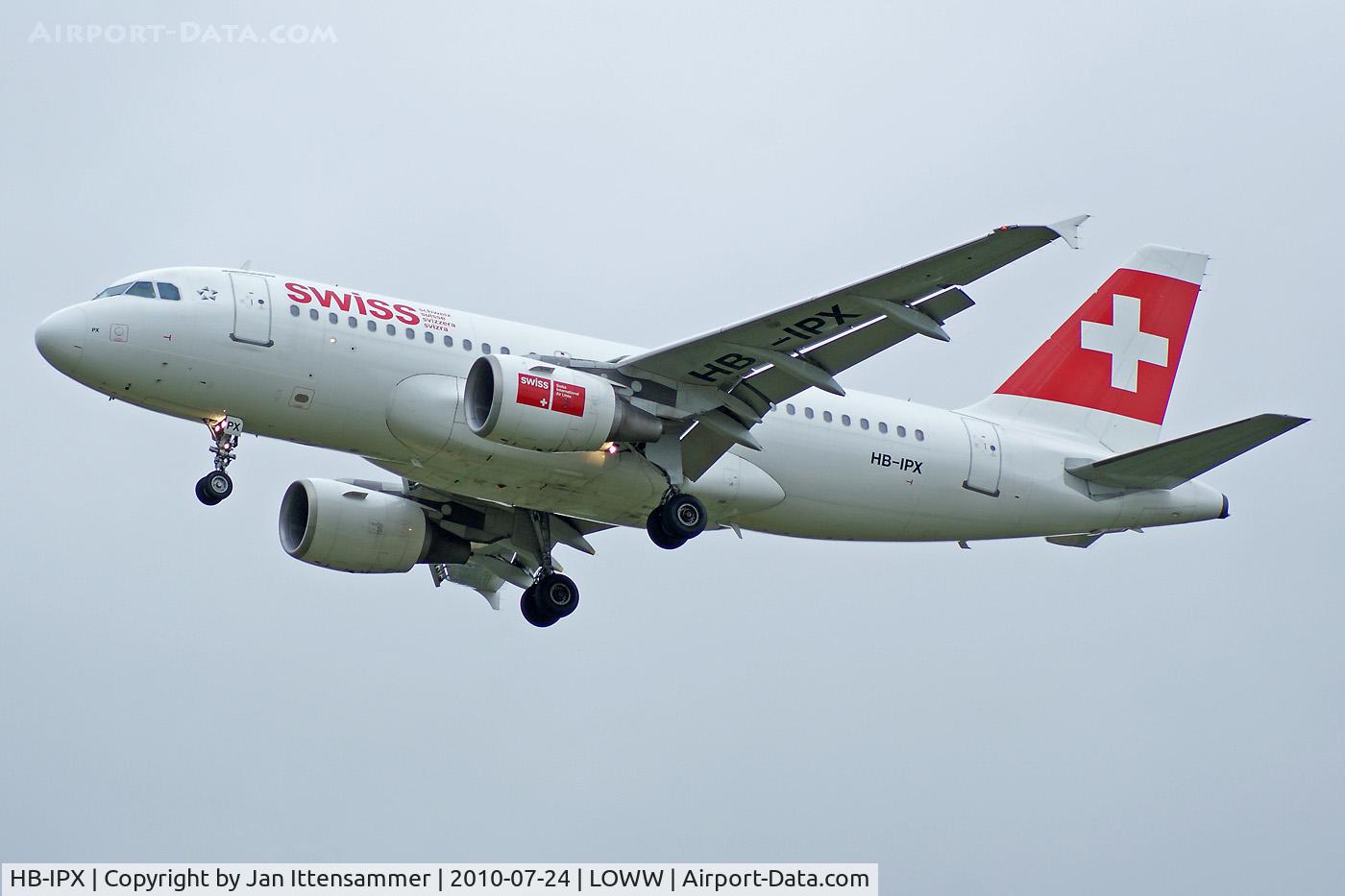 HB-IPX, 1996 Airbus A319-112 C/N 612, Swiss Air Lines