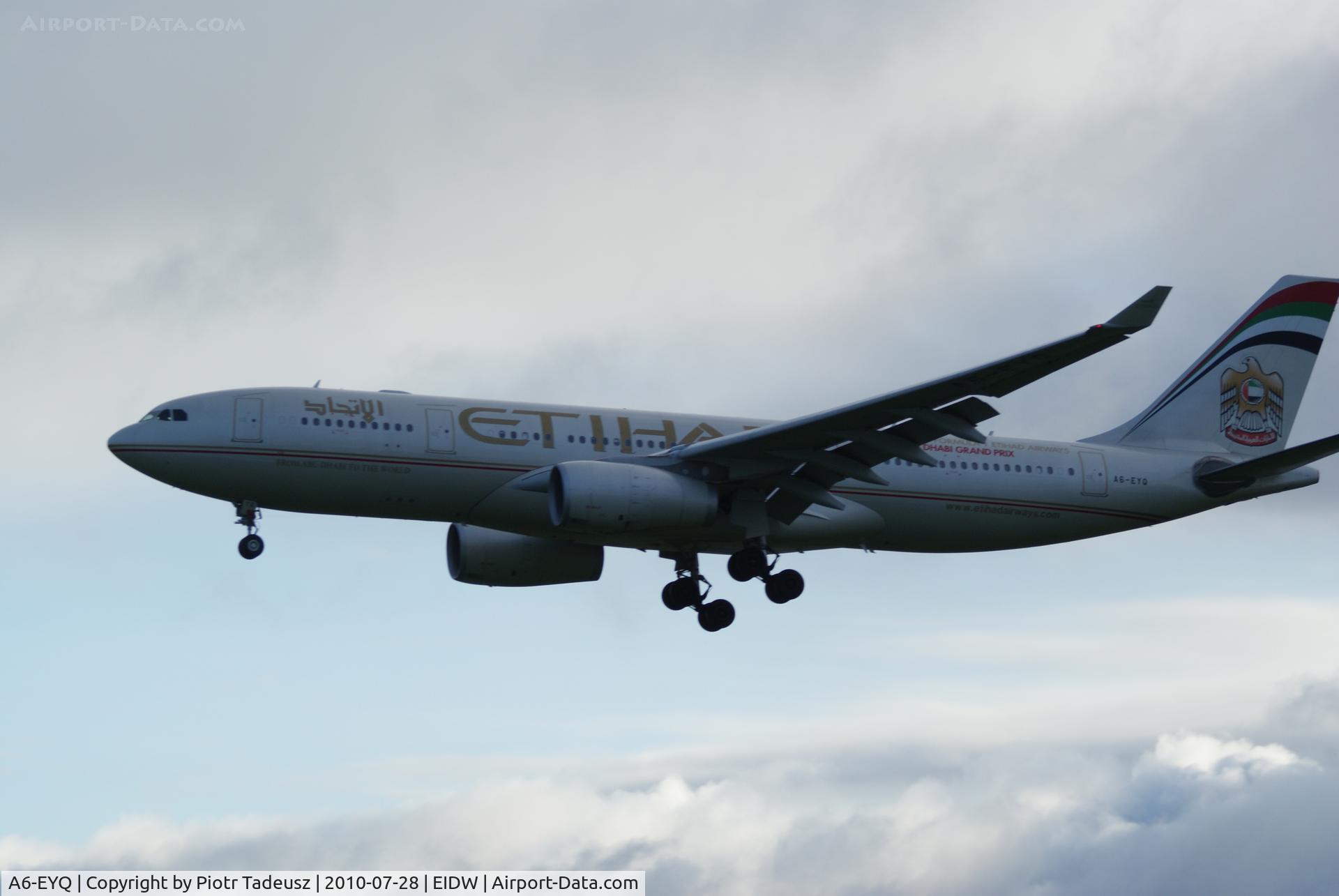 A6-EYQ, 2007 Airbus A330-243 C/N 868, Dublin