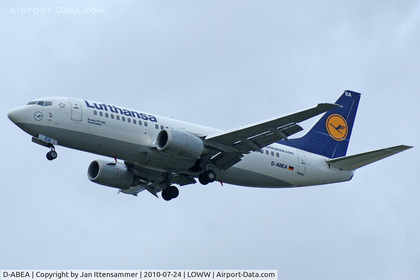 D-ABEA, 1990 Boeing 737-330 C/N 24565, Lufthansa