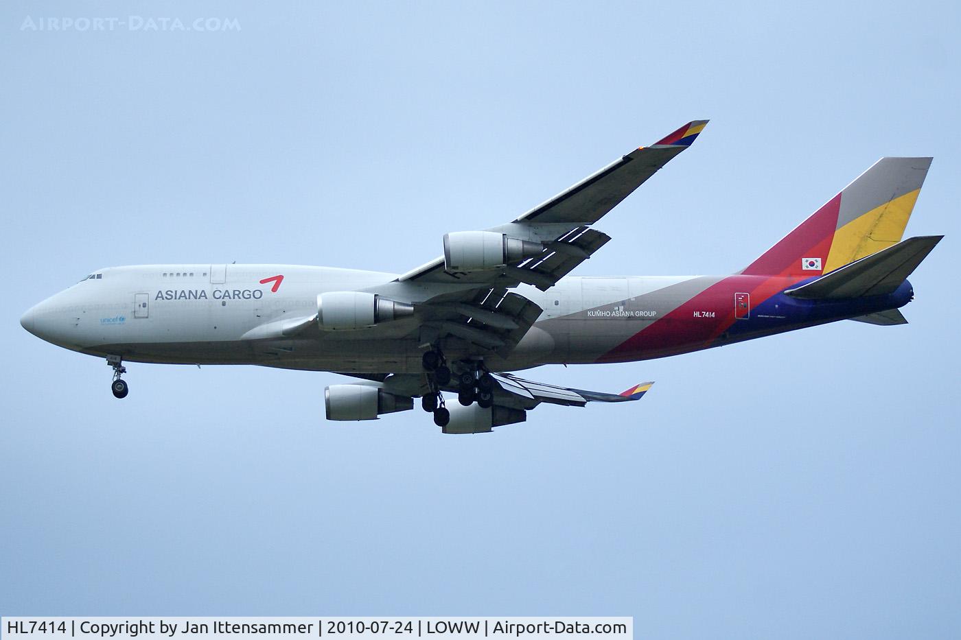 HL7414, 1991 Boeing 747-48EM(BDSF) C/N 25452, Asiana Cargo