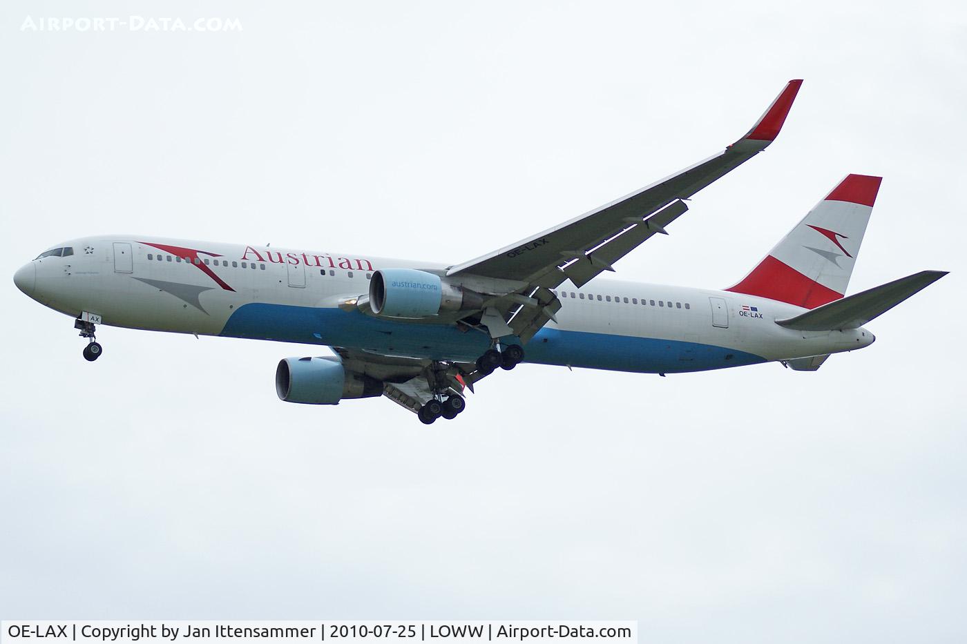 OE-LAX, 1992 Boeing 767-3Z9/ER C/N 27095, Austria Airlines