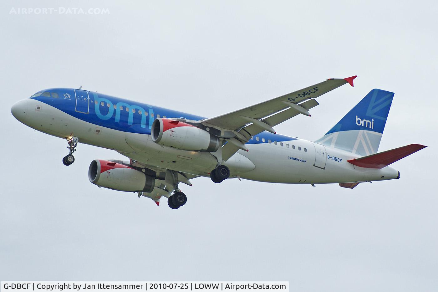 G-DBCF, 2005 Airbus A319-131 C/N 2466, BMI