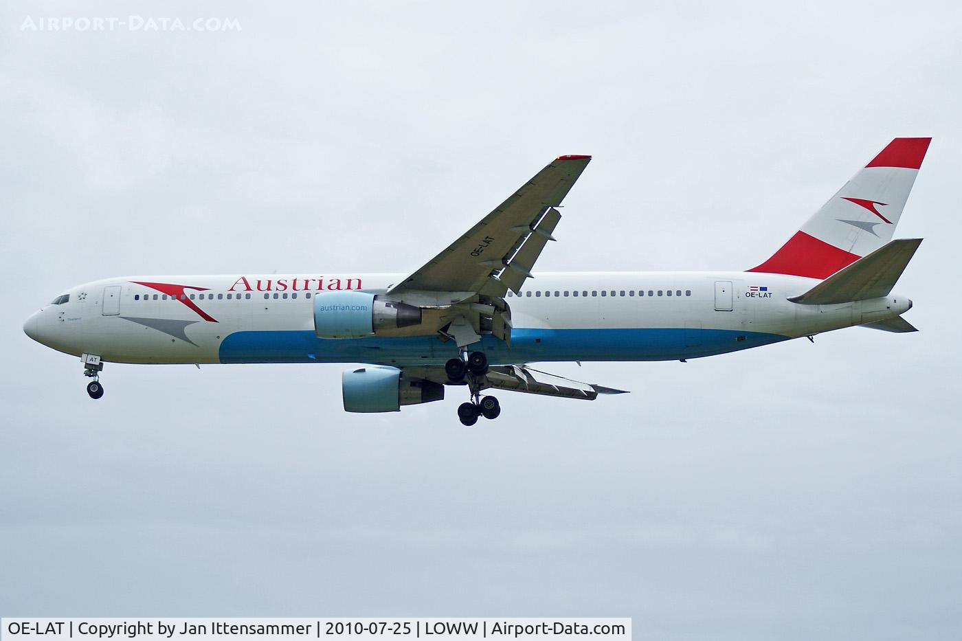 OE-LAT, 1991 Boeing 767-31A C/N 25273, Aua
