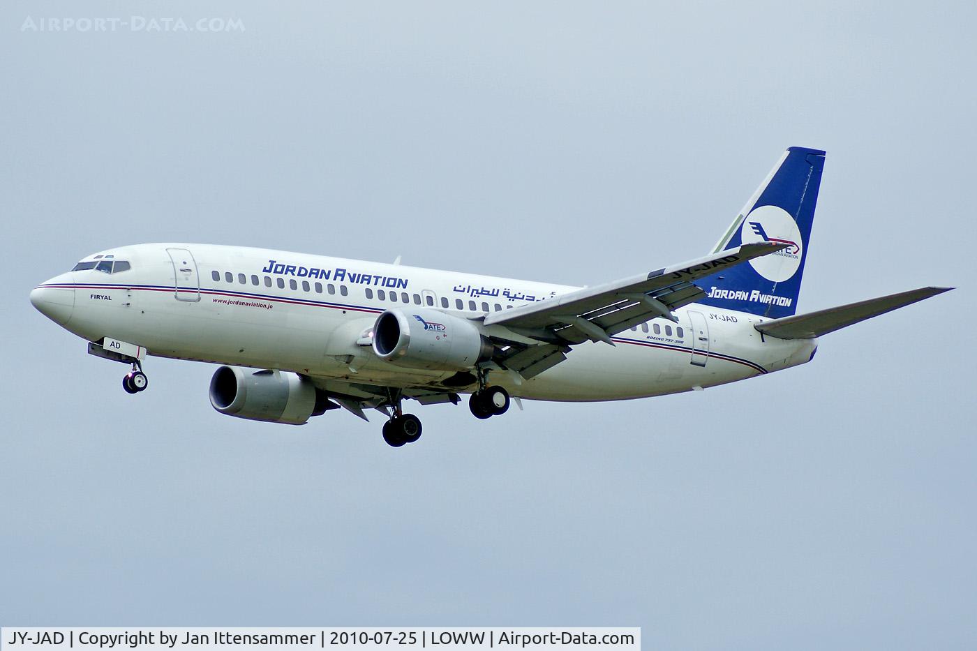 JY-JAD, 1990 Boeing 737-322 C/N 24662, Jordan Av.