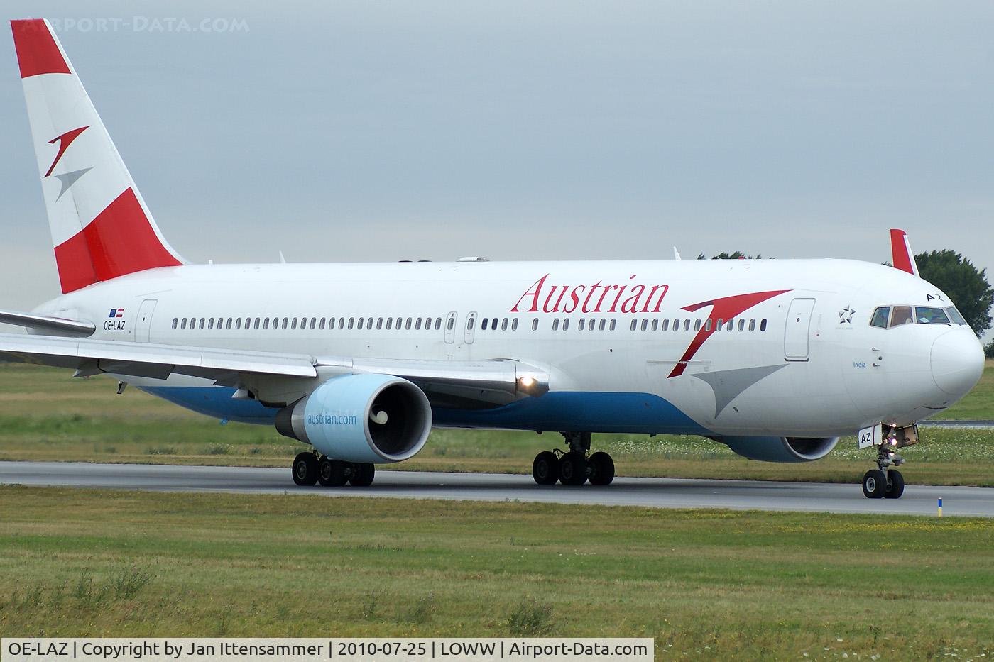 OE-LAZ, 1999 Boeing 767-3Z9 C/N 30331, AUA