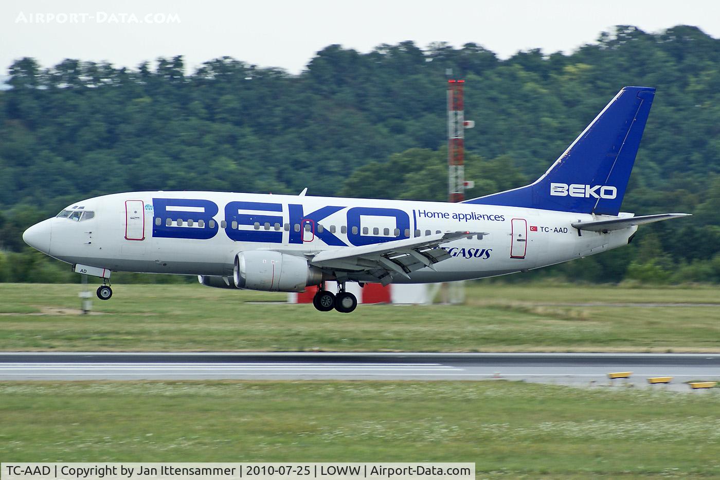 TC-AAD, 1998 Boeing 737-5Q8 C/N 28201, Pegasus Airlines