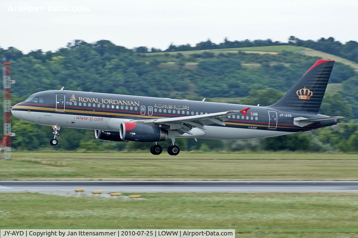 JY-AYD, Airbus A320-214 C/N 2598, Royal Jordanian