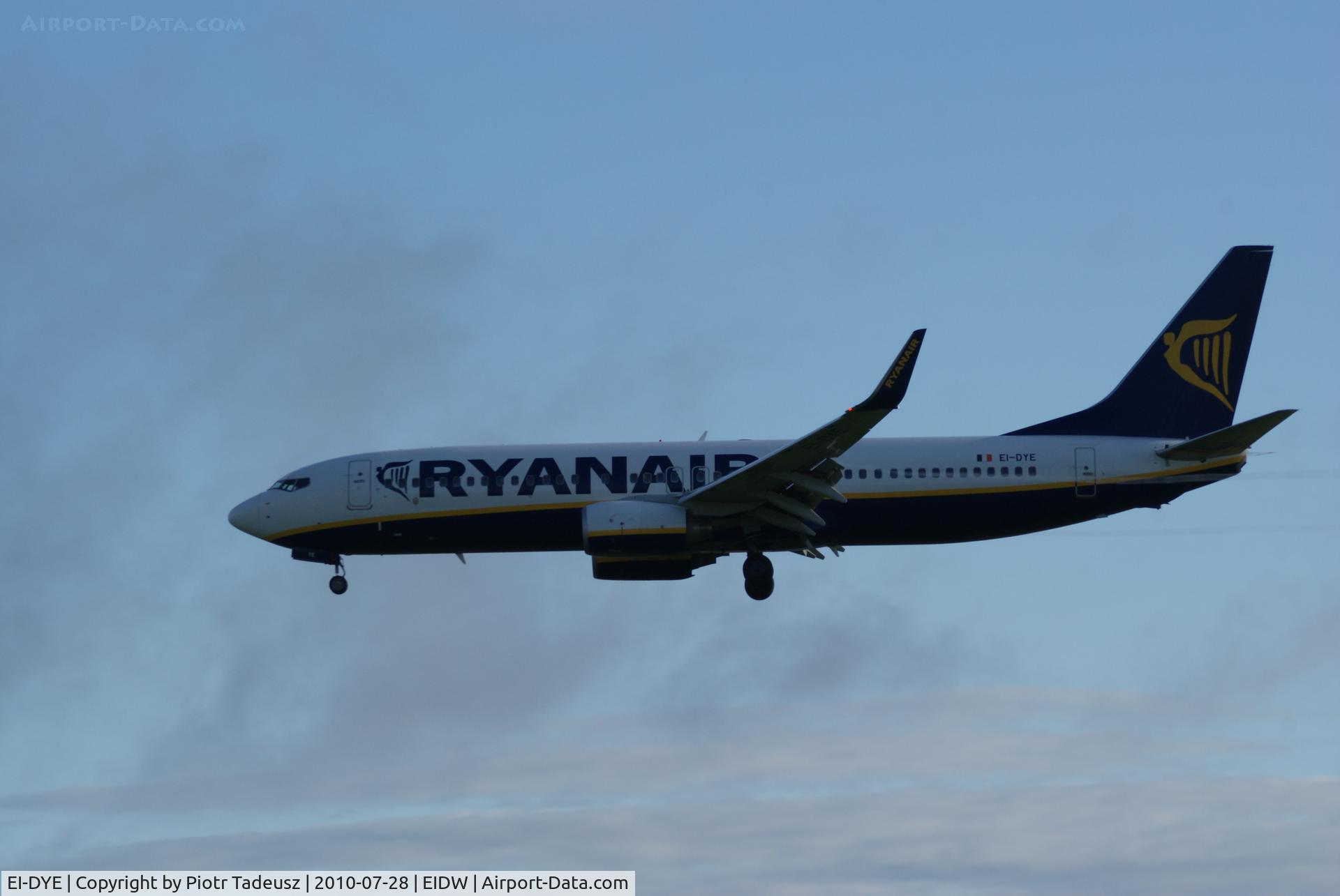 EI-DYE, 2008 Boeing 737-8AS C/N 36568, Dublin