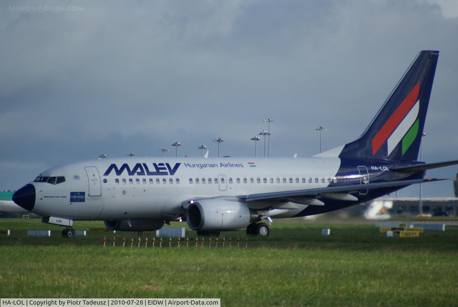 HA-LOL, 2004 Boeing 737-7Q8 C/N 29352, on runway