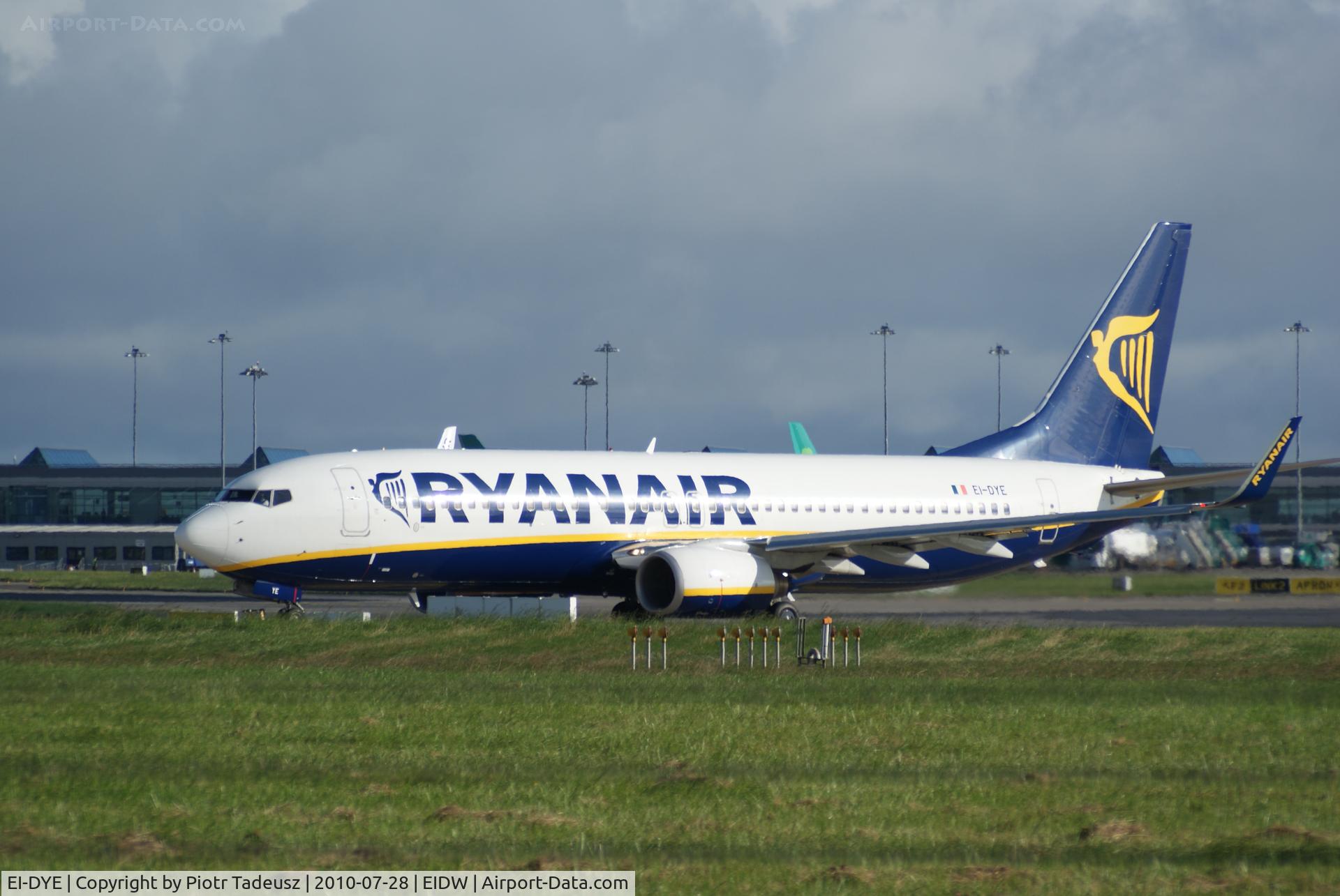 EI-DYE, 2008 Boeing 737-8AS C/N 36568, Dublin