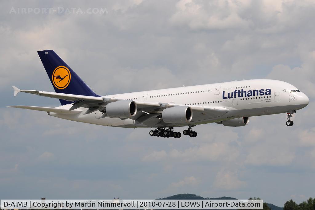 D-AIMB, 2010 Airbus A380-841 C/N 041, Lufthansa