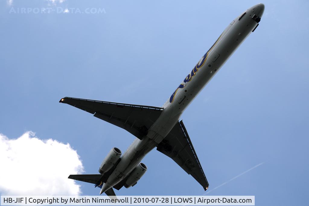 HB-JIF, 1998 McDonnell Douglas MD-90-30 (JAA) C/N 53462, Hello Airlines