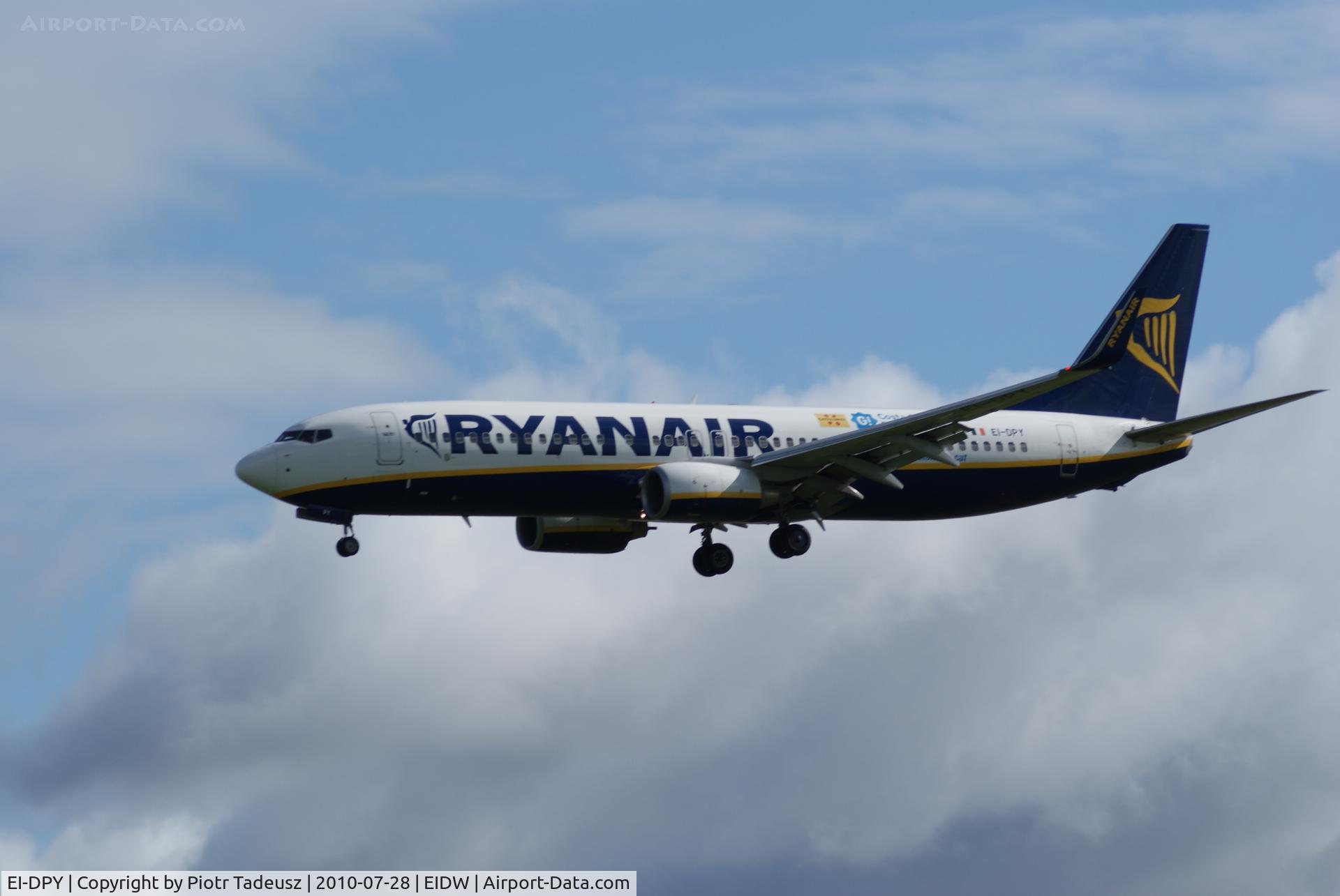 EI-DPY, 2007 Boeing 737-8AS C/N 33615, dublin