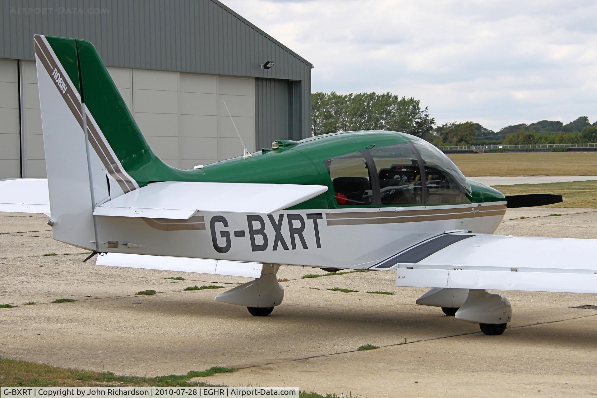 G-BXRT, 1998 Robin DR-400-180 Regent Regent C/N 2382, Parked at Goodwood