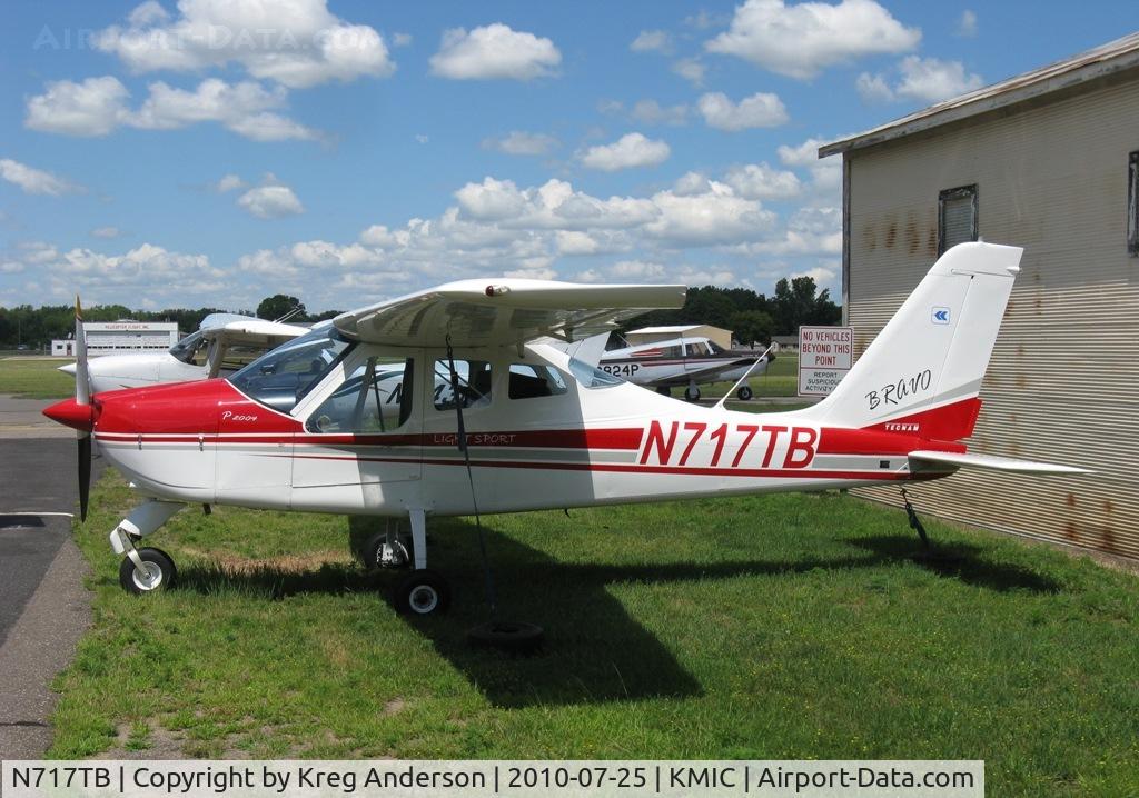 N717TB, 2007 Tecnam P-2004 Bravo C/N 095, Tecnam P2004 Bravo on the ramp.