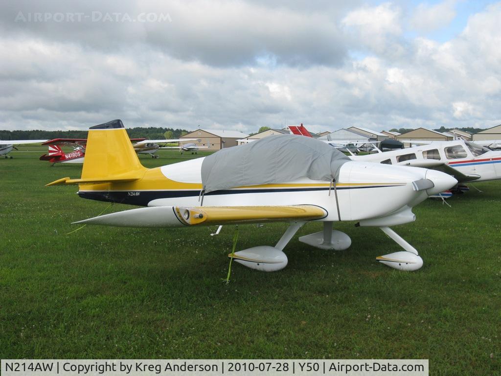 N214AW, 2009 Vans RV-6A C/N 25529, LL Special 1 in the grass.