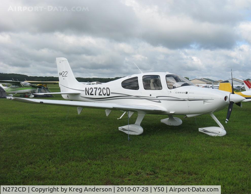 N272CD, Cirrus SR22 C/N 3541, Cirrus SR22 in the grass.