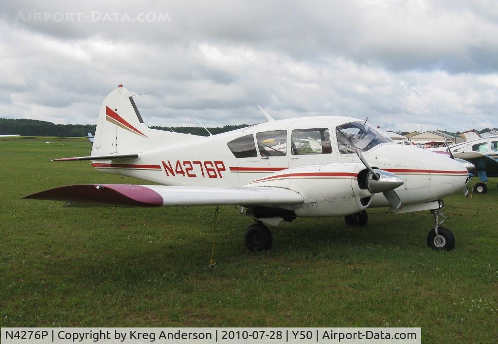 N4276P, 1959 Piper PA-23-160 Apache C/N 23-1775, Piper PA-23-160 Apache in the grass.