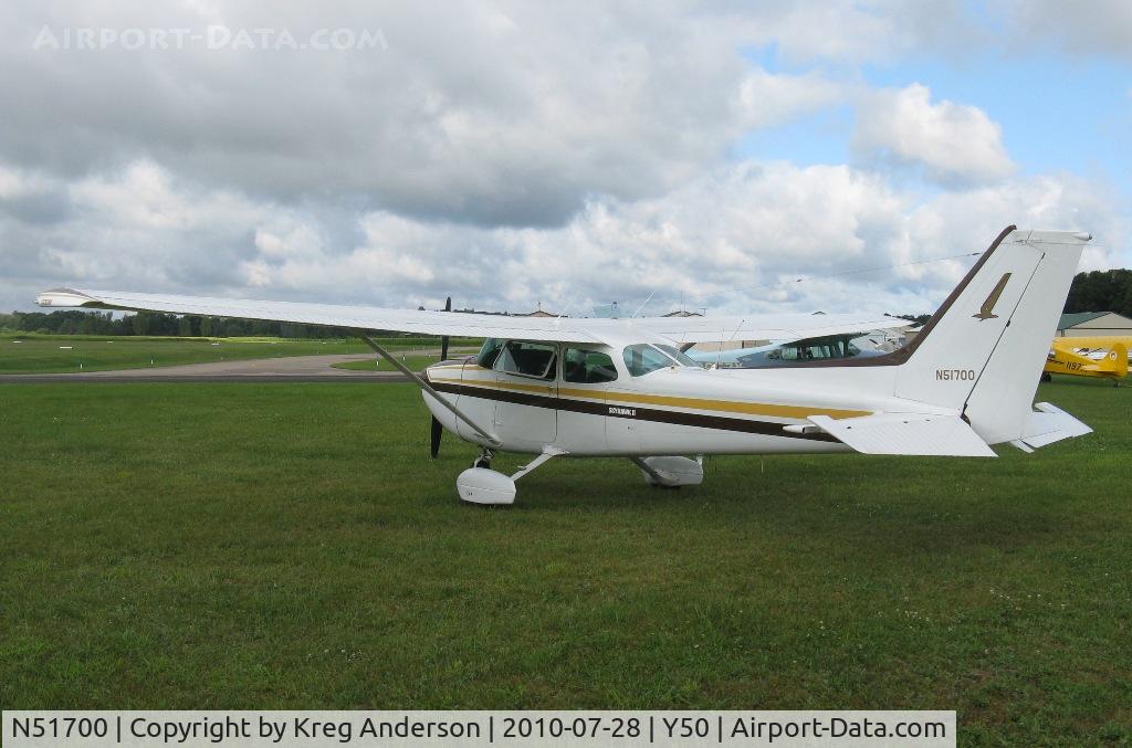 N51700, 1980 Cessna 172P C/N 17274338, Cessna 172P Skyhawk in the grass.