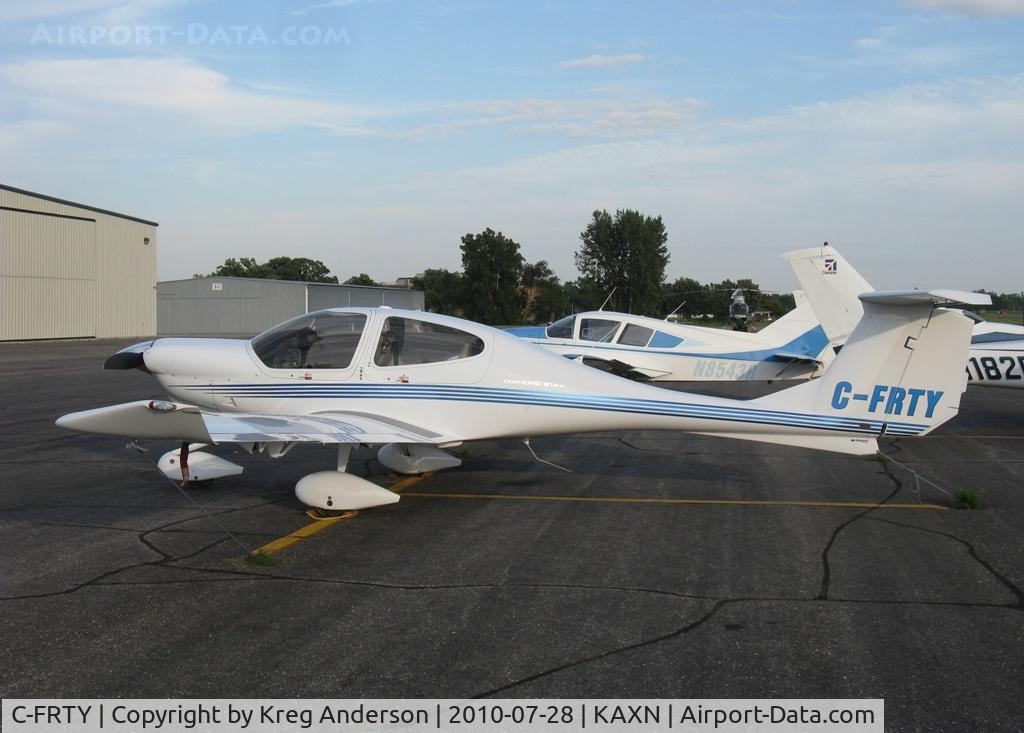 C-FRTY, 2005 Diamond DA-40 Diamond Star C/N 40.499, Diamond DA40 Star on the line.