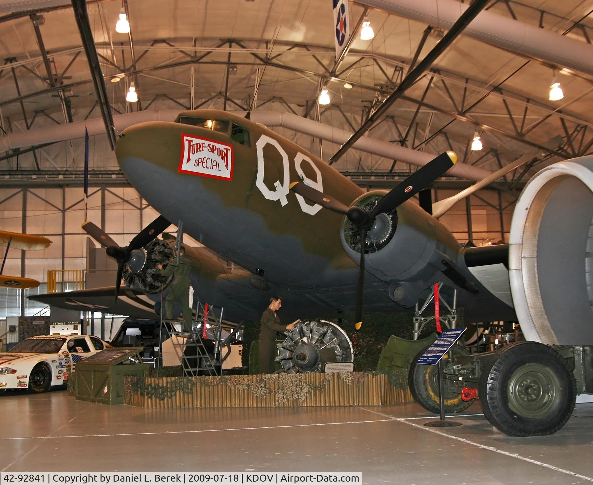 42-92841, 1941 Douglas C-47A Skytrain C/N 12686, This immaculate C-47 is on display at the Air Mobility Command Museum; thanks to the volunteers who allowed me to photograph this beautiful plane inside and out.