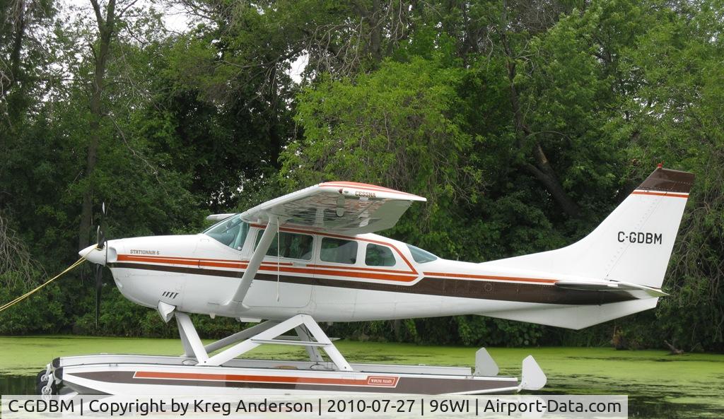 C-GDBM, 1981 Cessna TU206G Turbo Stationair C/N U20606361, Cessna TU206G Stationair moored at AirVenture 2010.
