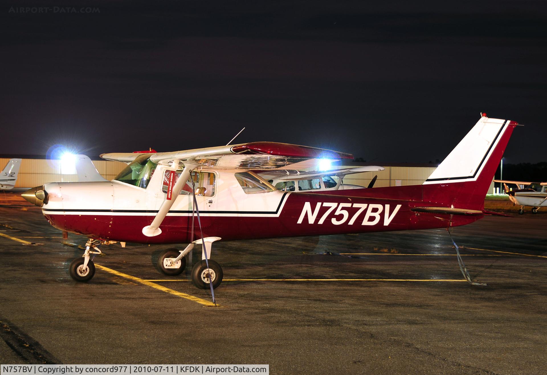 N757BV, 1977 Cessna 152 C/N 15279618, Seen at KFDK on 7/26/2010