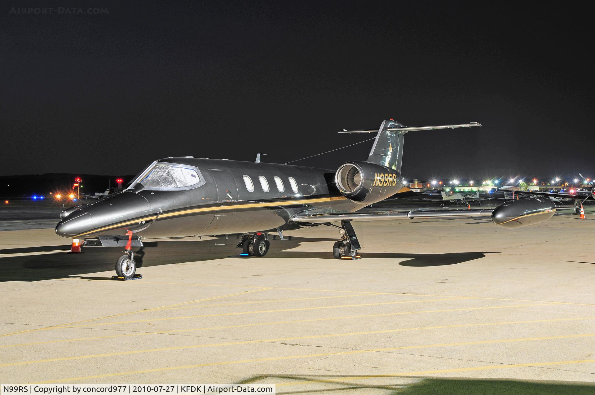 N99RS, 1977 Gates Learjet 36A C/N 039, Seen at KFDK on 7/27/2010